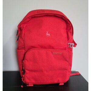 NWT Brevite The Jumper Camera Laptop Backpack Poppy Red